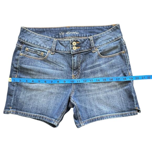Victoria's  Secret VS Hipster Denim Jean Shorts Size 8 Mid Rise Boat Brunch Sexy - Picture 7 of 14